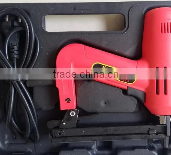 1500w 8016 Lower Noise Handheld Electric Brad Nail Crown Stapler Gun Portable Electric Nailer Gun photo-5
