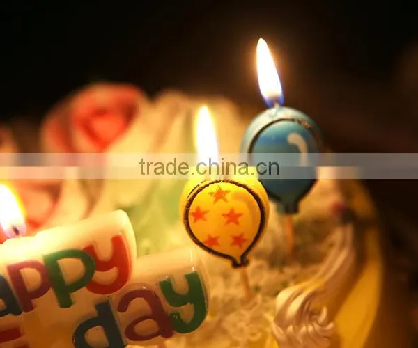 Character and Balloon Happy Birthday Candle photo-3