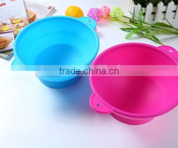 Microwave Safe Silicone Bowls Multifunction Collapsible Kitchen Bowl photo-2