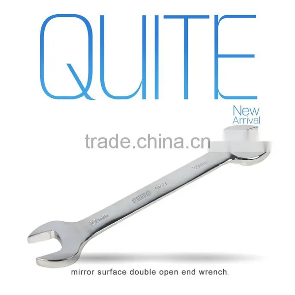 metric double open end wrench,mirror surface CR-V double end wrench,anti-rust open end wrench