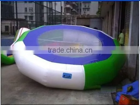 High Quality Ocean Inflatable Water Trampoline Inflatable Floating Island for Sale photo-3