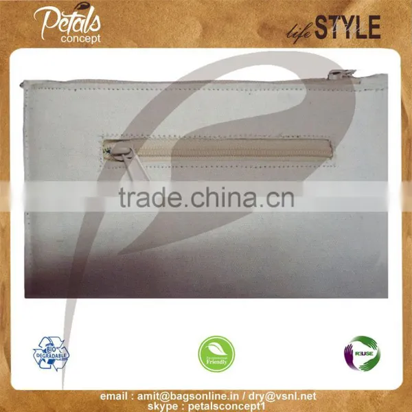 Customized Printing Canvas Zip Make up or Gadget Storage Bag Pouch photo-5