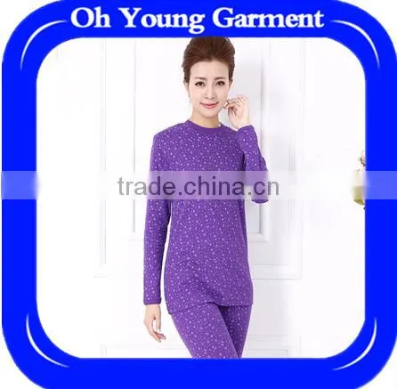 The Old Lady in the Loose Cotton Long Johns Thermal Underwear Sets Mother Cotton Sweater Turtleneck Foundation Primer photo-2