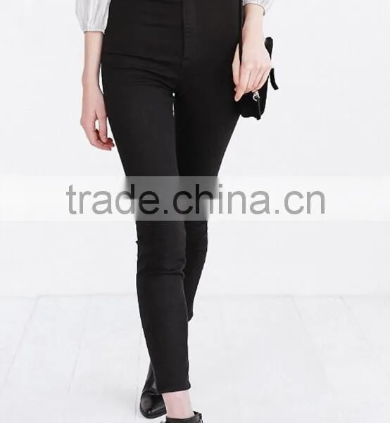 Runwaylover Wholesale Factory Price Jeans High Waist Cotton Fabric Women Skinny Denim Jeans photo-4