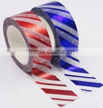 Foil Striped Washi Masking Decorative Tape photo-3
