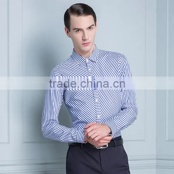 Slim Fit Shirts For Men Wear Fashion Business Men Dress Shirt Custom Made photo-2