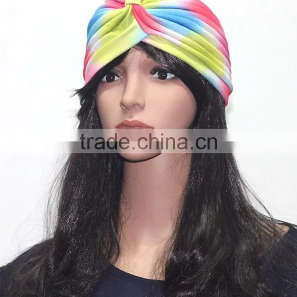 Indian Arabian Muslim Hoodie Hat Women Print Hats photo-3