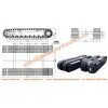 15 Ton Drilling Rig Steel Track Undercarriage (Steel Crawler Undercarriage)