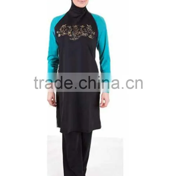 Islamic Full Cover Modest Muslim Swimwear photo-2