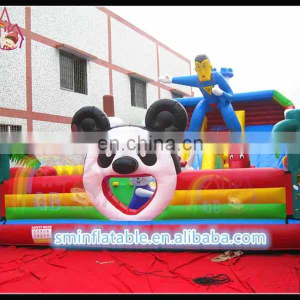 Inflatable Desk Combination Inflatable Slide Combination Jump Bed Inflatable Bouncer photo-6