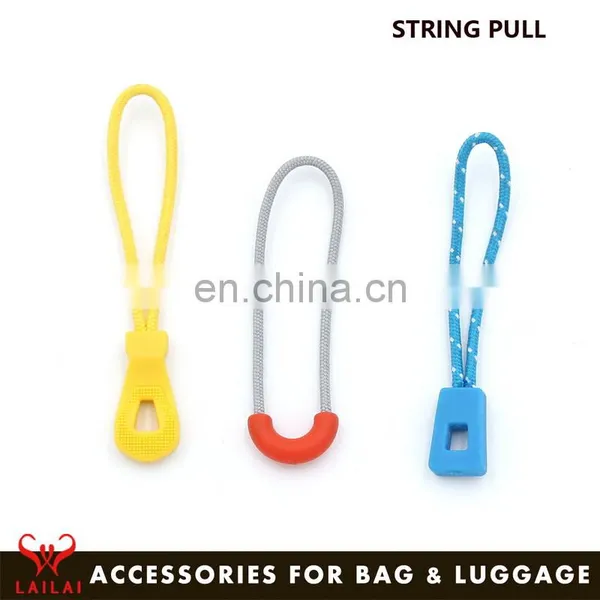 Factory Prices Garment Accessories Custom Rope Plastic Pvc Zipper Puller photo-3