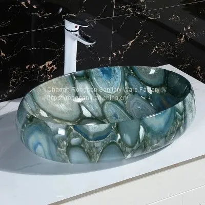 2019 New Design Ceramic Hair Salon Shampoo Chairs Wash Basin photo-4