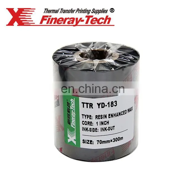 Premium Resin Ribbon for Gloss Synthetics 110MM*300M---Black photo-4