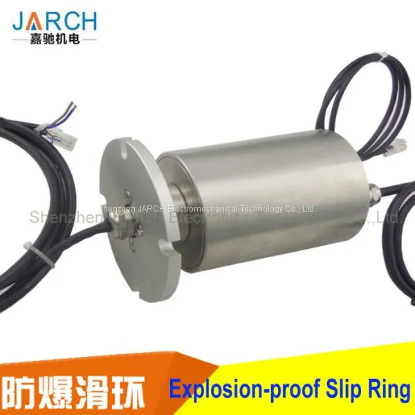 4 Circuits 15KW IP66 Protection Explosion Proof Slip Ring With Rotary Union photo-2