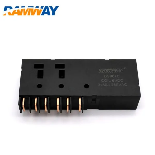 RAMWAY Contact Current 80a 250vac Electromagnetic Relay, Three Phase Latch Relay