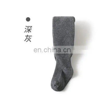 Children's Thickened Pantyhose Autumn and Winter New Solid Color Bottoming Socks for Boys and Girls Plus Cashmere Baby Openable photo-6