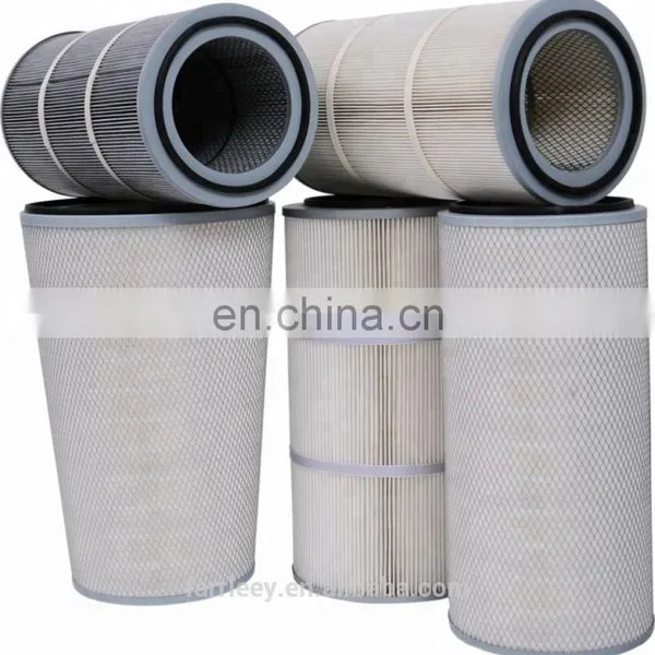 Cylindrical Industrial Filter Cartridge PTFE Membrane Wide Pleat Spacing photo-4