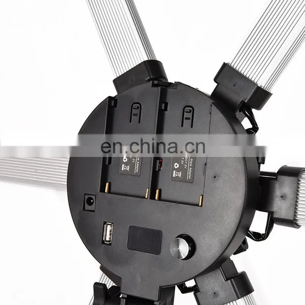 26 Inch LED Live Light Portable Battery External Shooting Anchor Light Six Arm Six Tube Photography Beauty Live Light photo-5