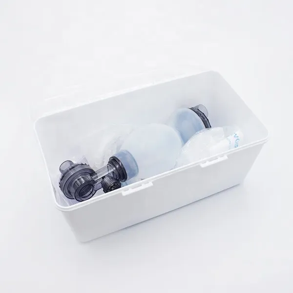 High Quality CE Silicone Medical Manual Resuscitator Ambu Bag photo-3
