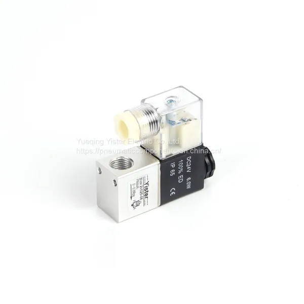 AC220V normally open 2/2way mini air compressor solenoid control valve