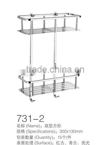 WESDA Chaoan Made in China China Manufacture Adhesive Bathroom Shelf(725) photo-4