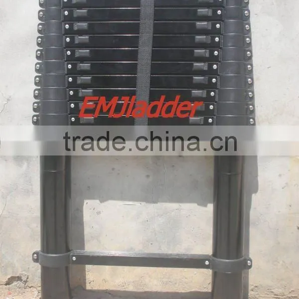 3.85m Telescopic Ladder With Black Color Surface photo-2