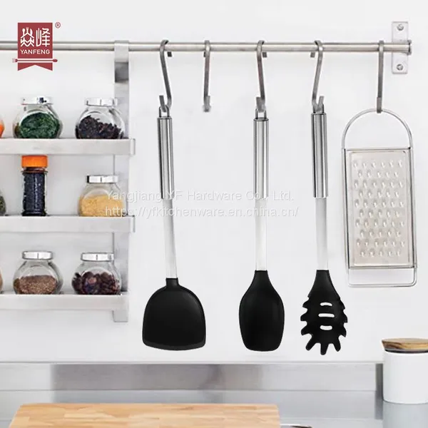 Kitchen Accessories Home and Kitchen Cookware Sets Cookware Set Kitchen Supplies Kitchen Utensil Set With Silicone photo-2