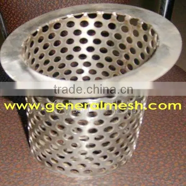 Stainless Steel Perforated Metal Basket Strainer and CYLINDER | Generalmesh photo-5