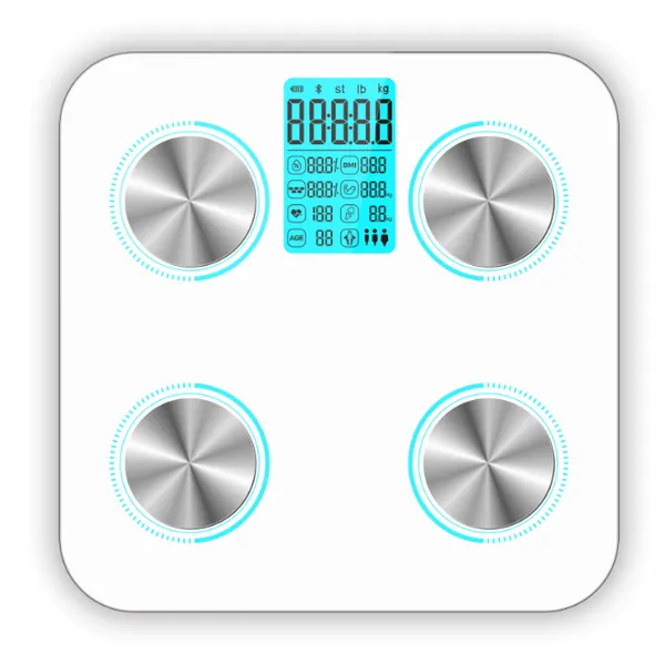 Body Fat Scale Digital Bathroom Scale BMI Smart Scale Fat Scale Weight Scale Bluetooth Electronic Body Composition Scale Most Accurate Synchro With App, 400 LBS