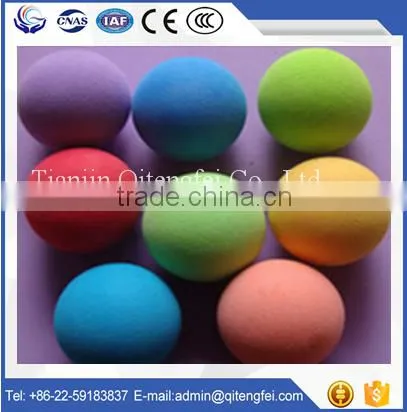 Concrete Pump Pipeline Orange Sponge Natural Sponge Foam Cleaning Ball photo-3