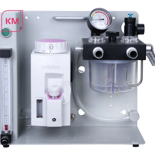Factory Wholesale Economic Stable White Animal Anesthesia Machine With Anesthesia Vaporizer and Circle Absorber and Flowmeter