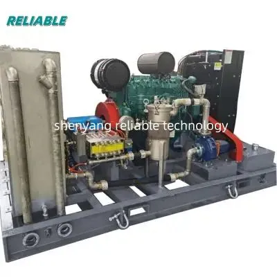 High Pressure Water Jet Machine Hydro Jetting Drain Concrete Rust Paint Pipe Tank Tube Cleaning Washing Sewer Cleaning Machine photo-4