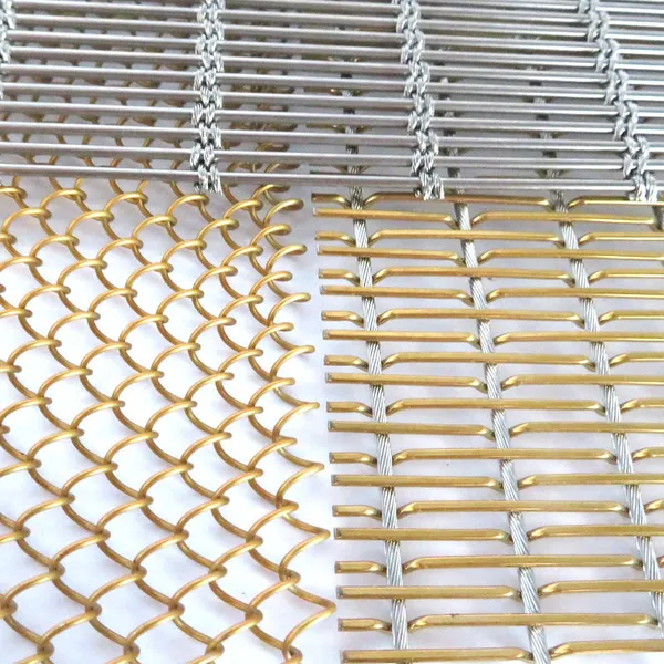 Antique Bronze-colored Stainless Steel Decorative Woven Mesh, Suitable for Cabinet Doors and Glass Interlayers photo-5