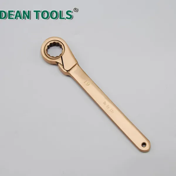Non-Sparking Self-Locking Wrench Beryllium Copper 24mm, 220mm,Ratcheting Wrench photo-2