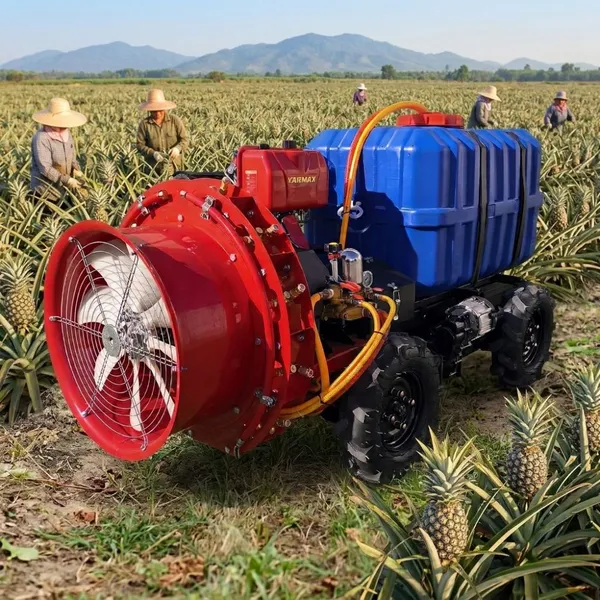 Self Propelled Remote Control Orchard Sprayer Gasoline Driven Mist Blower for Greenhouses