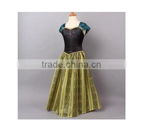 Wholesale Cheap 2015 Elsa Queen Dress For Girls D photo-3