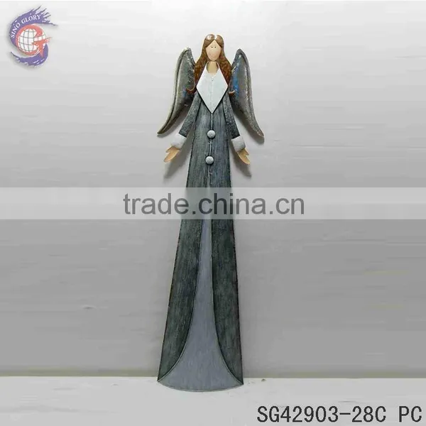 Large Angel Statues With Rusty Metal Guardian Angel Statue photo-6