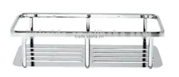 Stainless Steel Bath Shelf, Stainless Steel Single Tier Rack, 831 Basket Shelf photo-2