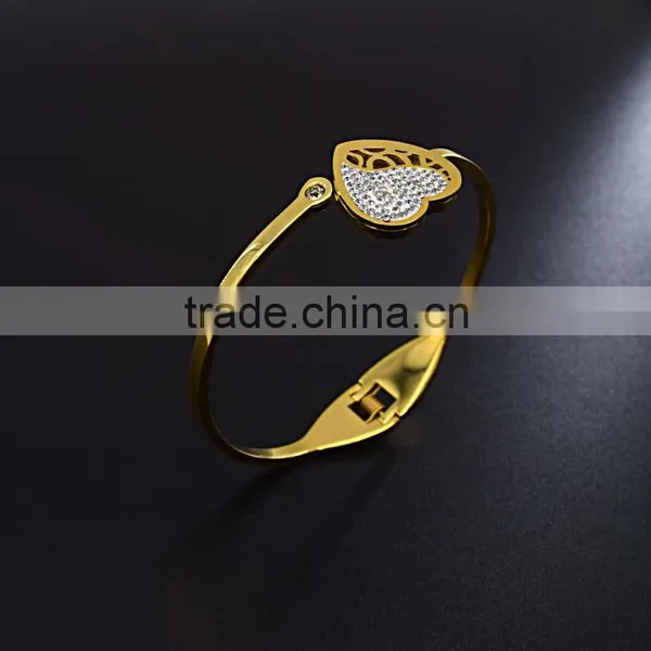 Wholesale Bangles High Quality Gold Color Luxury Bracelet for Women photo-5