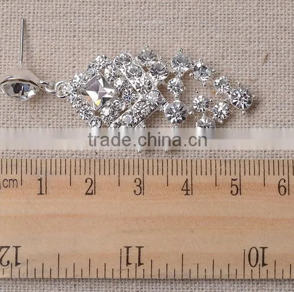 Bridesmaid Rhinestone Chunky Wedding Jewelry Set Beautiful Necklace Set photo-5