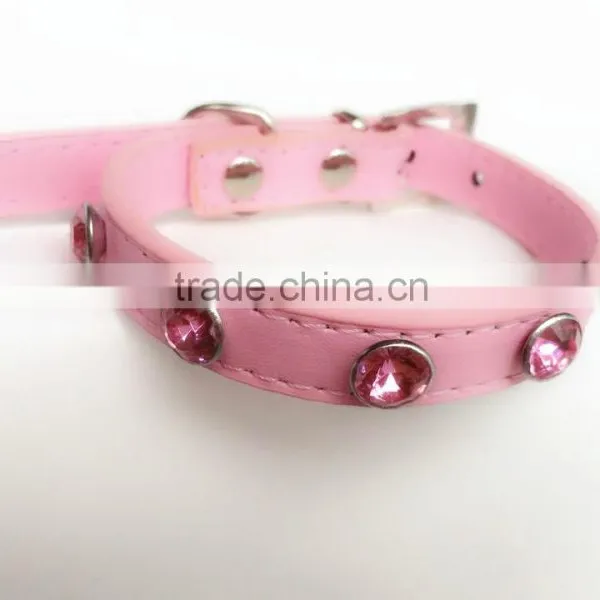 Professional Factory Wholesale Multiple Color pu Leather Dog Collars photo-2