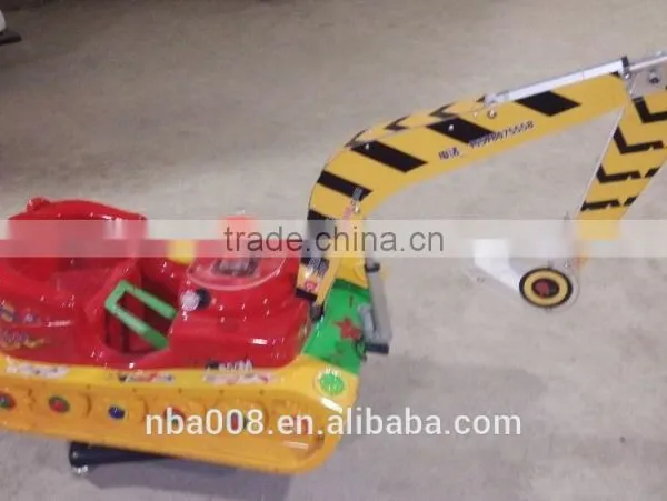 2015 Children's Toys Mini Electric Riding Machines Amusement Park Kids Mini Excavator photo-4