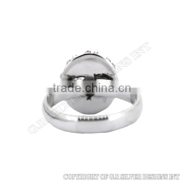 Labradorite Ring Silver,gemstone Rings Wholesale,sterling Silver Ring Antique,jewelry Ring Manufacturers photo-3