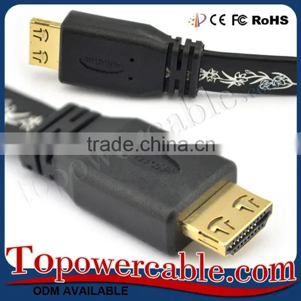 High Speed Type Male A To Type Male 1.4 Hdmi Cable Flat HDMI Cable photo-4