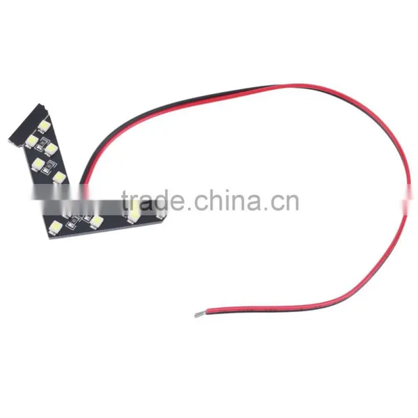 Car Styling 1PCS 14 SMD LED Arrow Panels Light Car Side Mirror Turn Signal/Indicator Light/Car Led/ Parking photo-3