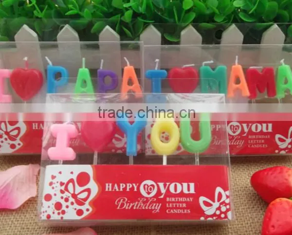 I Love You Wedding Candles photo-5