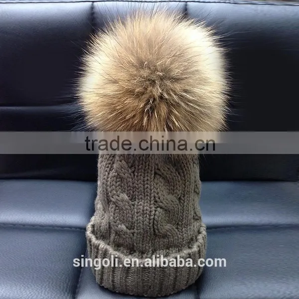 2015 Fashion Hot Sell Sidonie Pom Beanie photo-5
