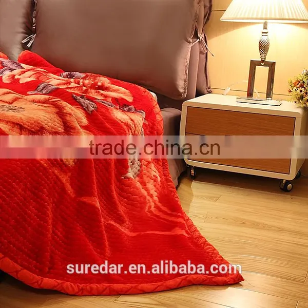 Super Soft Korean Mink Blanket Raschel Blanket photo-3