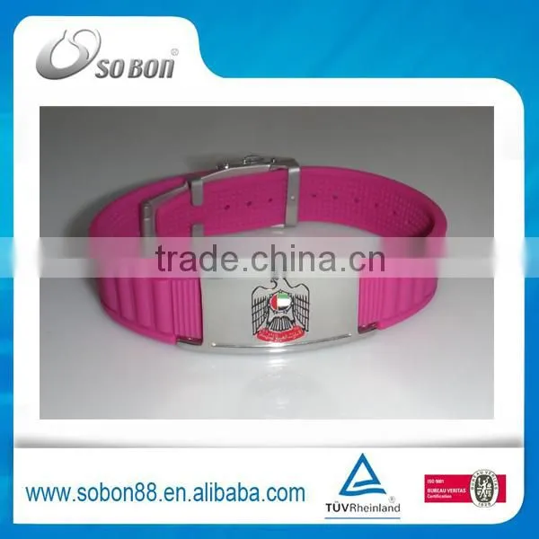 Wholesale in Japan Silicone Energy Bracelet, Health Titanium Germanium Negative Ion Bracelet Made in CHINA photo-6
