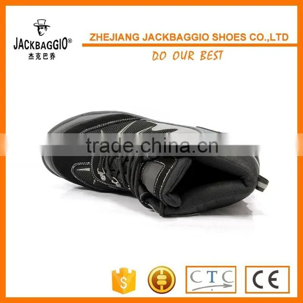 Black Genuine Leather Steel Toe& Midsole Low Cut Safety Shoe Manufacturer Safety Shoes photo-3